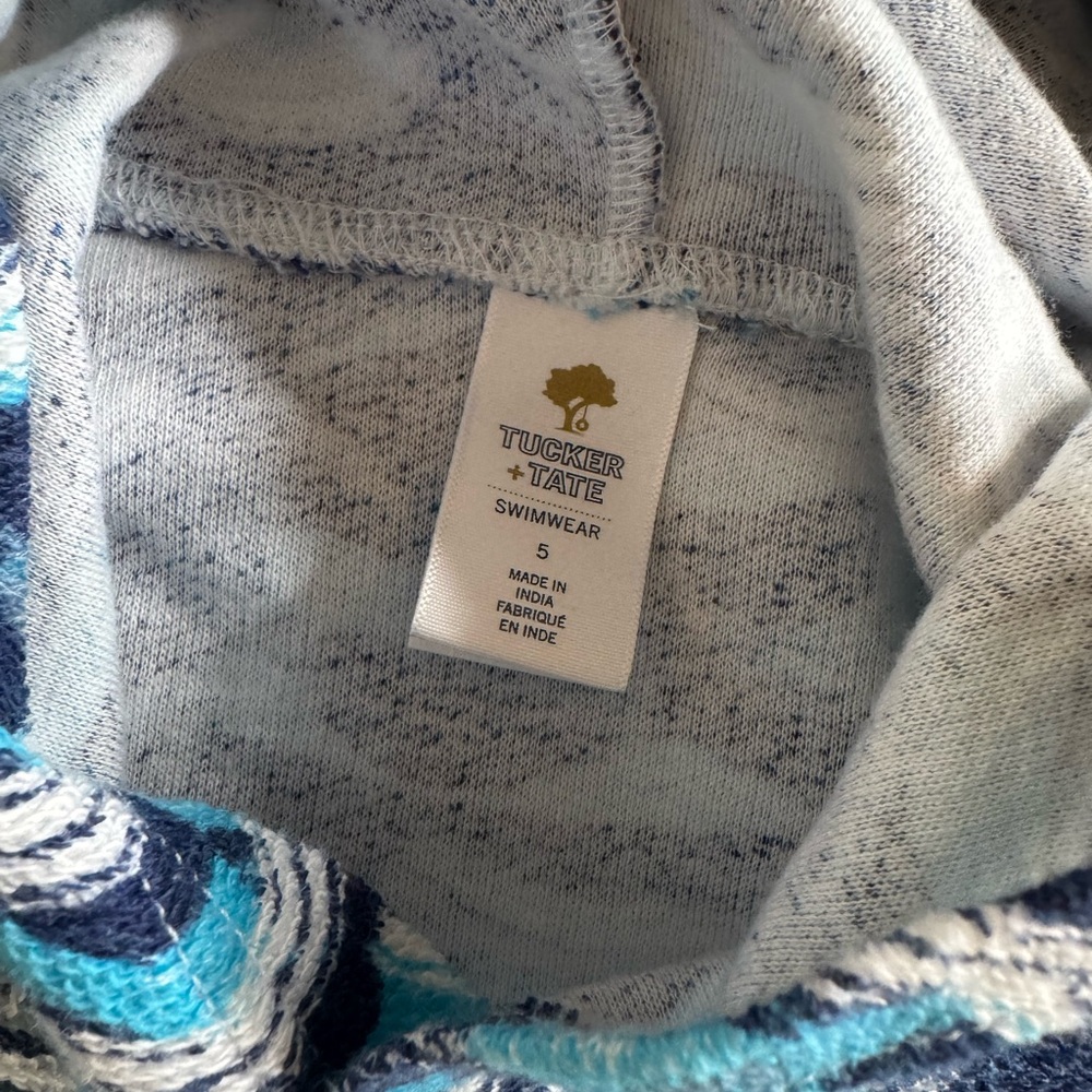 Tucker & Tate boys swim cover up hoodie - Picture 6 of 6